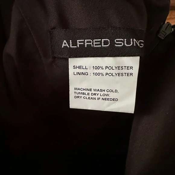 Alfred Sung d707 Black - Picture 6 of 7